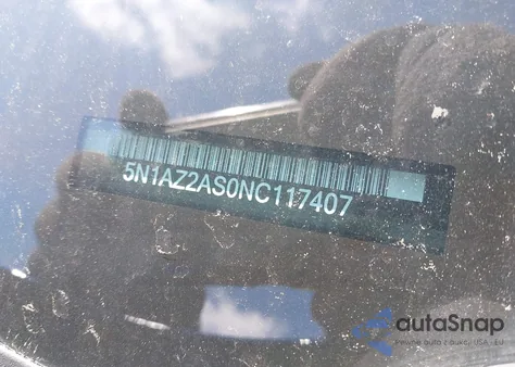 2022 Nissan Murano S Intelligent Awd from USA, damaged, VIN 5N1AZ2AS0NC117407